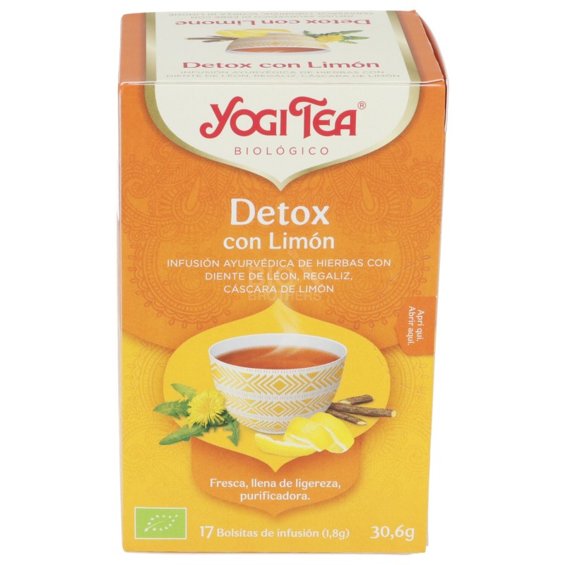 Detox con limone, infuso ayurvedico