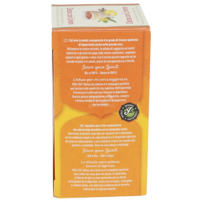 Detox con limone, infuso ayurvedico