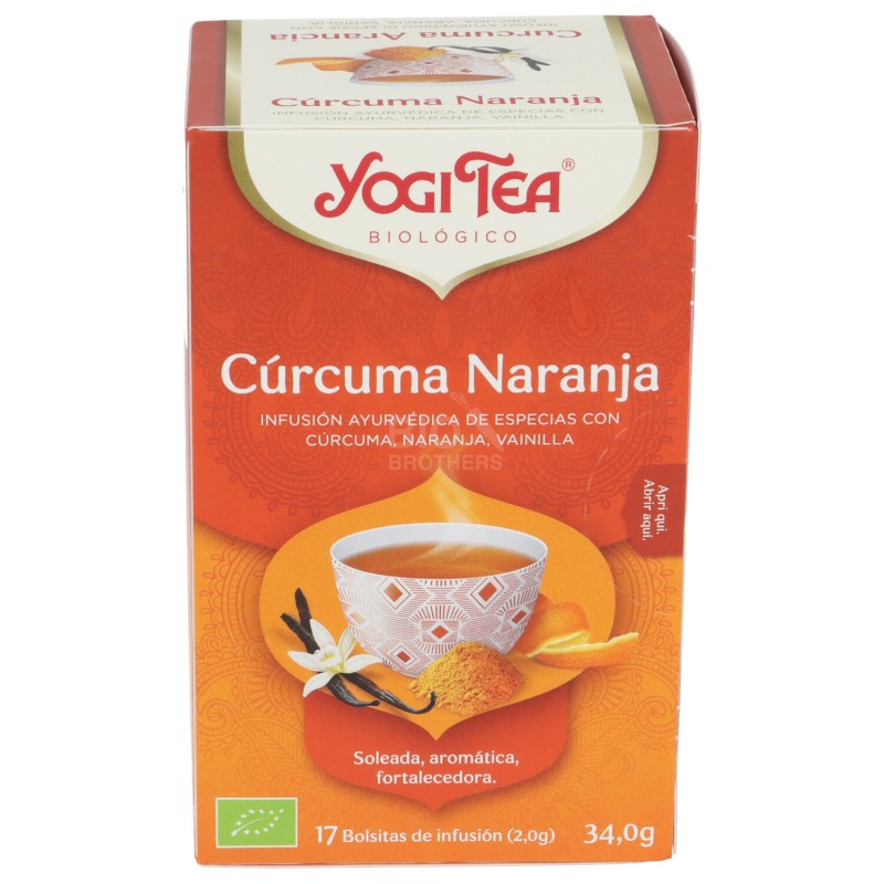 Curcuma Arancia infuso ayurvedico