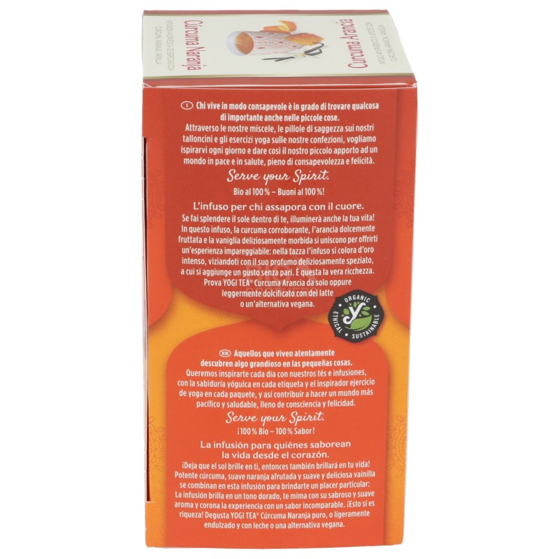 Curcuma Arancia infuso ayurvedico