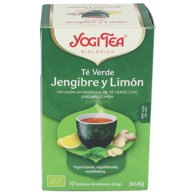 Tè verde Zenzero Limone, infuso ayurvedico
