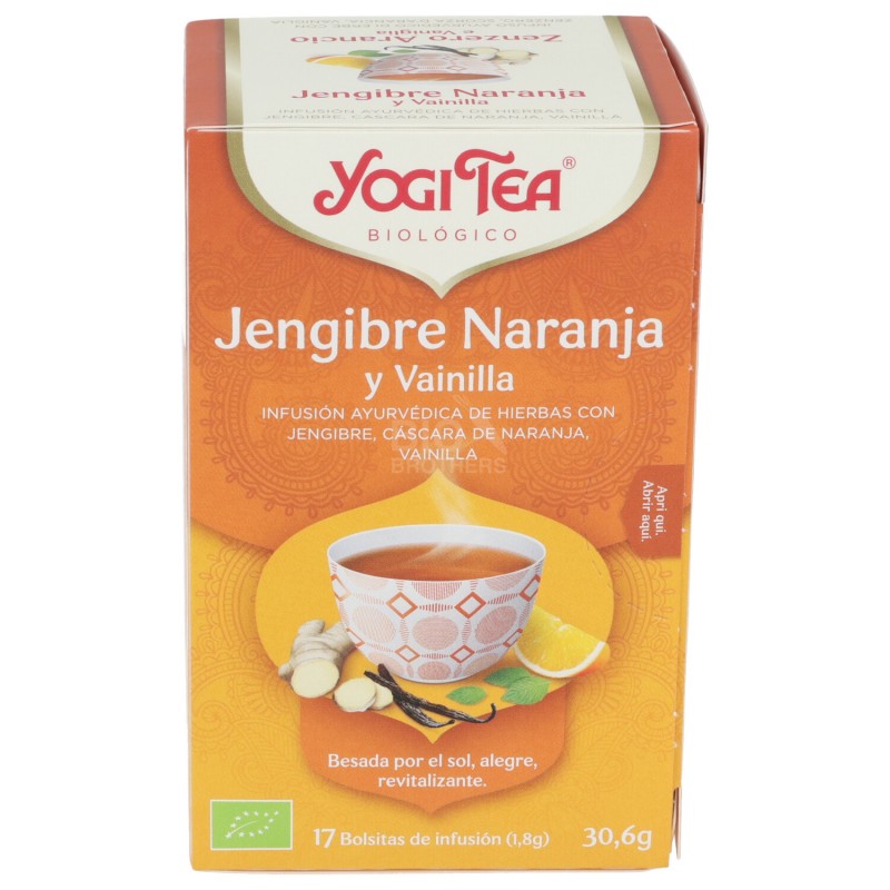 Zenzero Arancio e Vaniglia, infuso ayurvedico