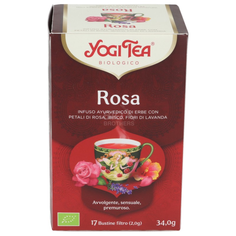 Rosa, infuso ayurvedico con petali di rosa