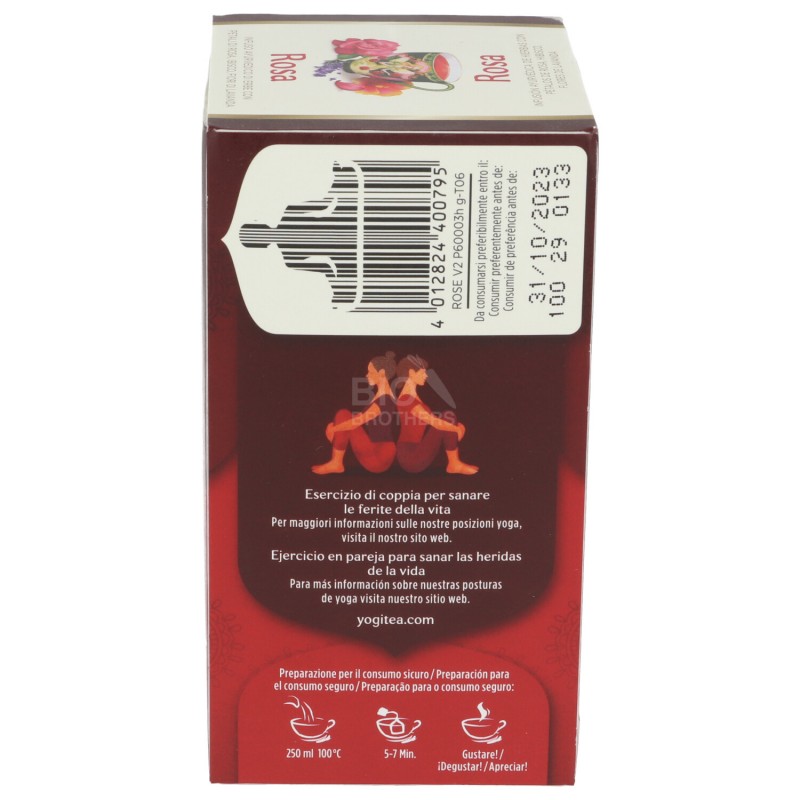 Rosa, infuso ayurvedico con petali di rosa