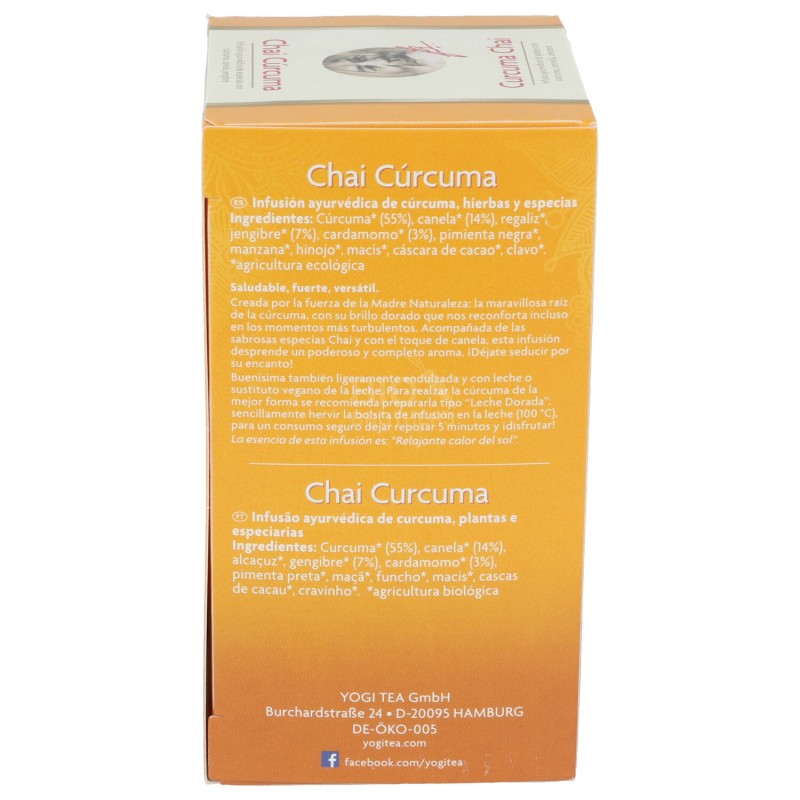 Curcuma Chai, infuso ayurvedico di spezie