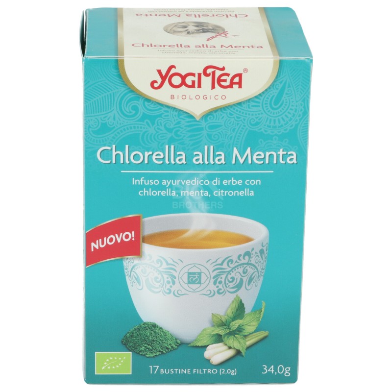 Chlorella alla Menta, infuso ayurvedico
