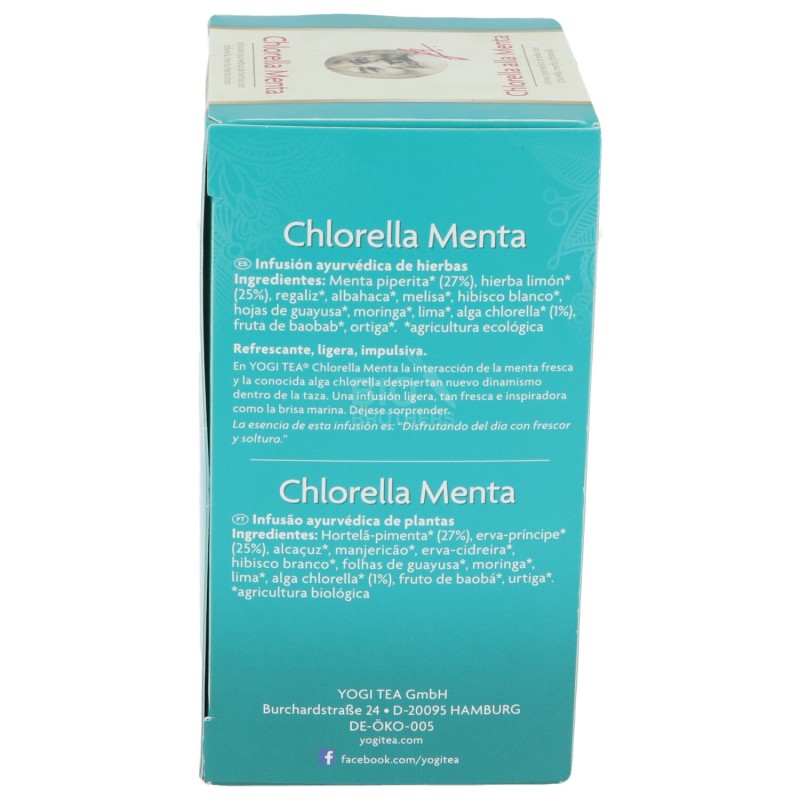 Chlorella alla Menta, infuso ayurvedico