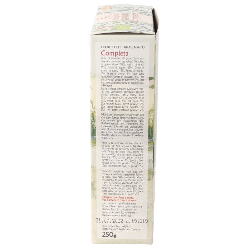 Completa, pastina colorata per bambini