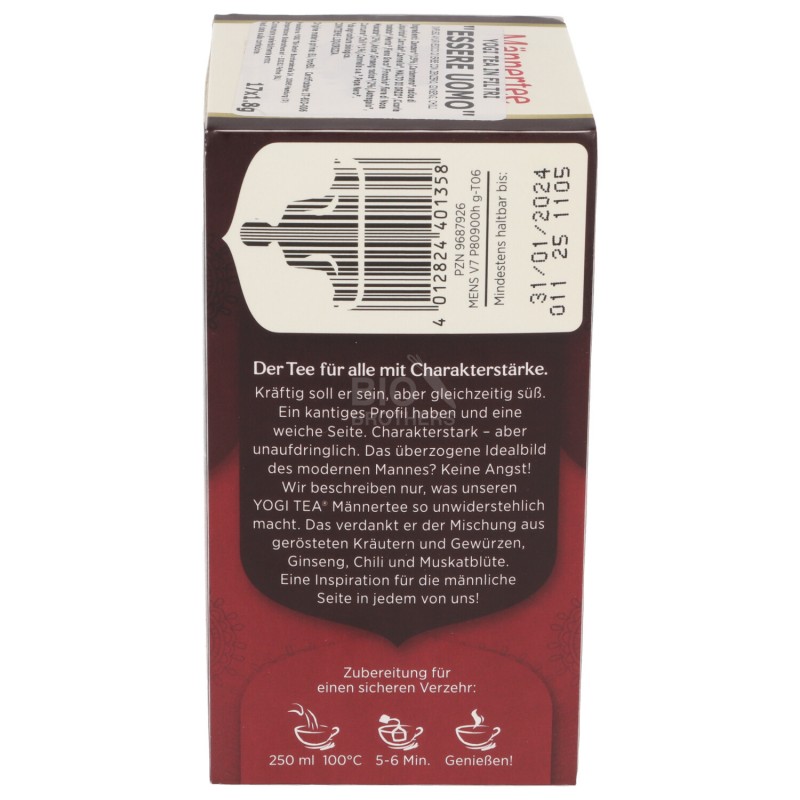 Infuso ayurvedico per Uomini con ginseng e chili