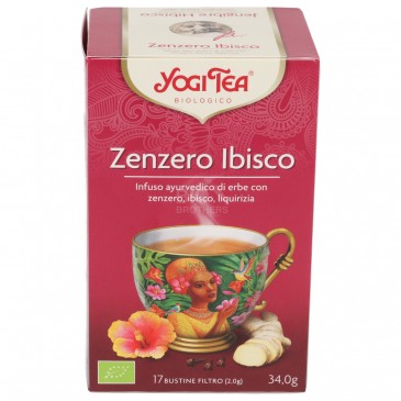 Zenzero Ibisco, infuso ayurvedico di erbe