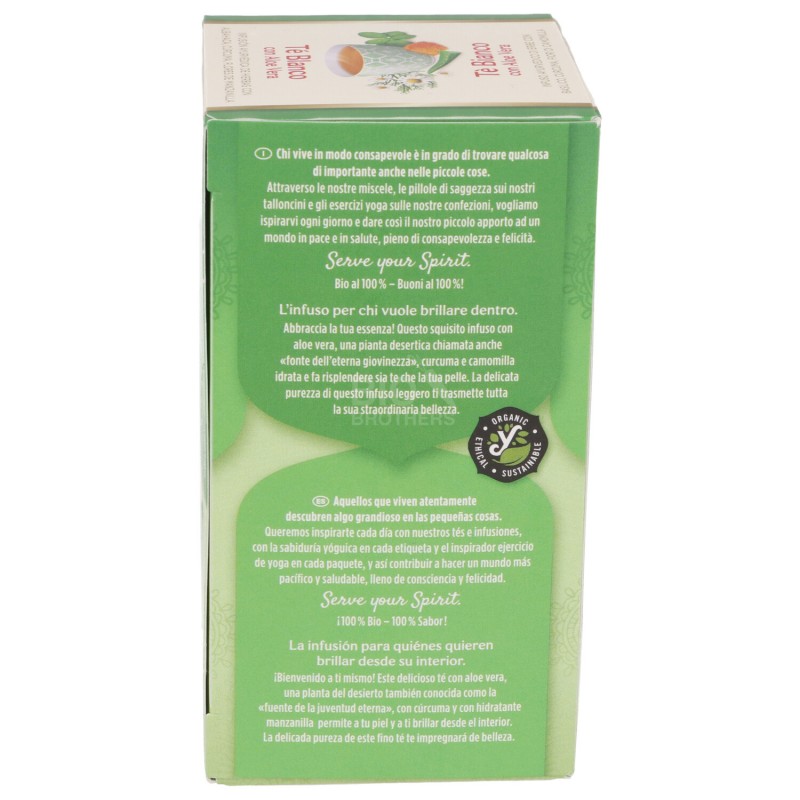 Tè bianco, infuso ayurvedico con Aloe Vera