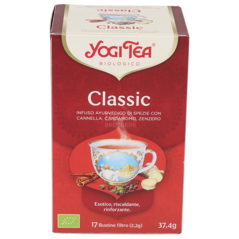 Classic, infuso ayurvedico con cannella, cardamomo e zenzero