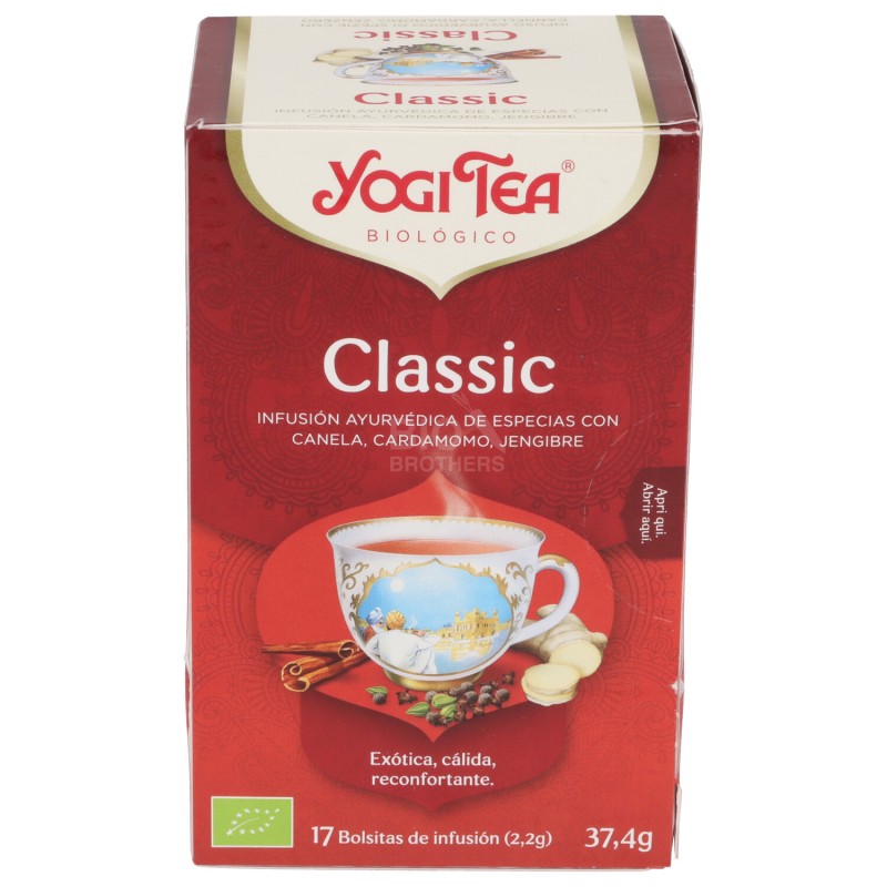 Classic, infuso ayurvedico con cannella, cardamomo e zenzero