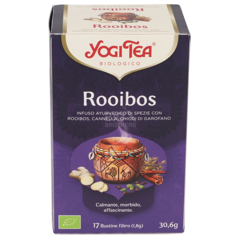 Rooibos, infuso ayurvedico con cannella e chiodi di garofano