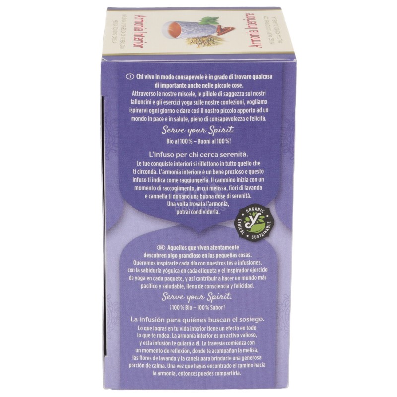 Armonia Interiore, infuso ayurvedico con melissa