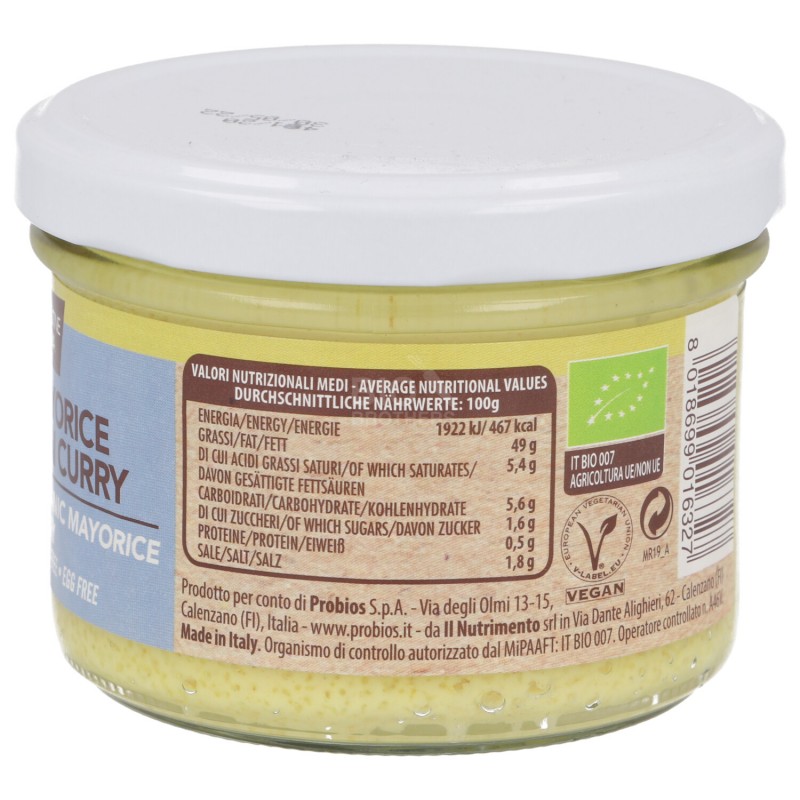 Mayorice con curry bio