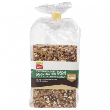 Crispbread integrali all'avena con semi di chia(Salvia hispanica) bio Crispbread integrali all'avena con semi di chia(Salvia hispanica) bio