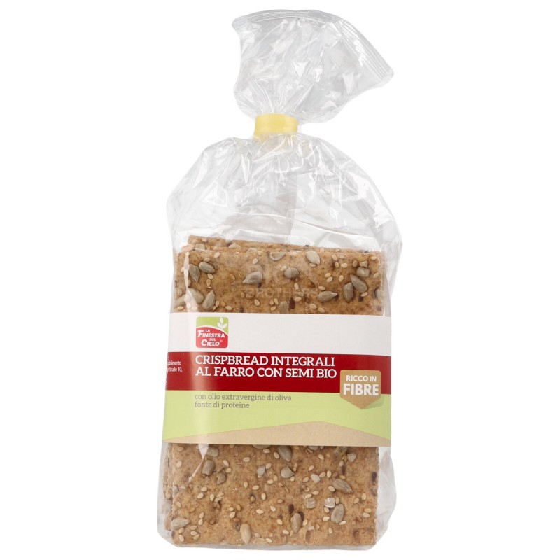 Crispbread integrali al farro con semi bio