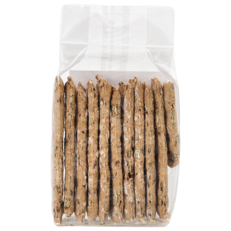 Crackers di farro rustici con semi croccanti e tamari