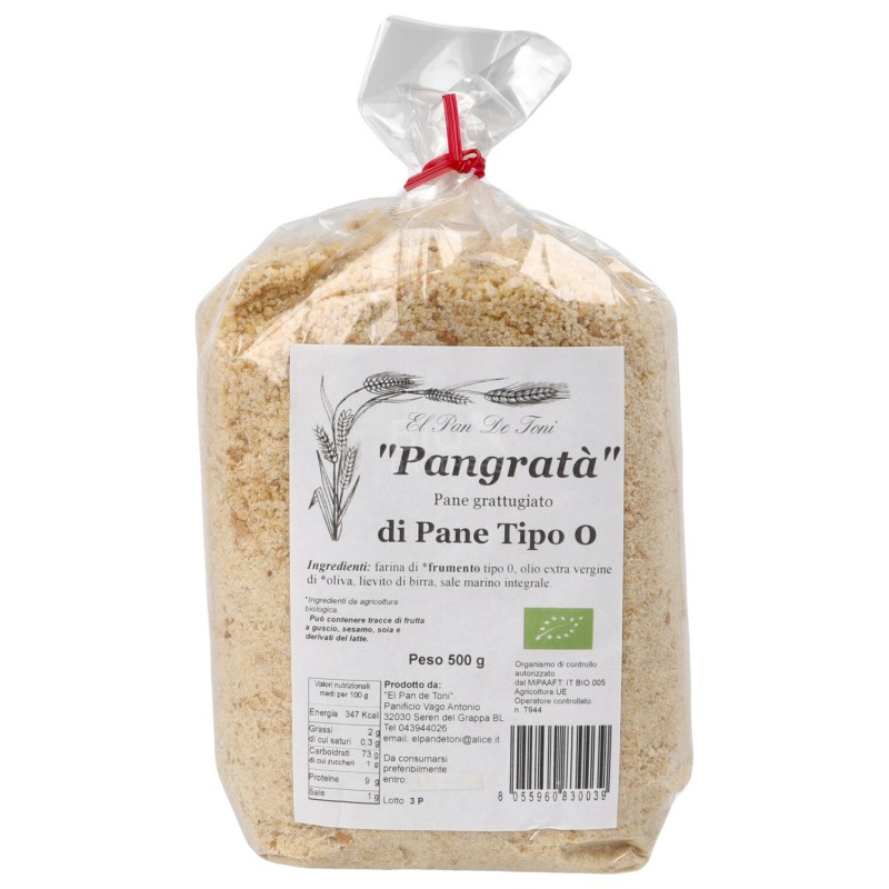 Pangrattato bio Tipo 0 "pangratà"