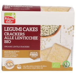 Legumi cakes crackers alle lenticchie bio