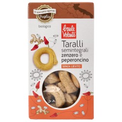 Taralli semintegrali zenzero e peperoncino