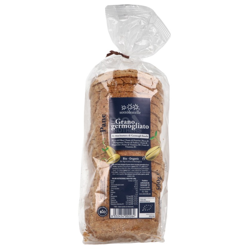 Pane bauletto con grano germogliato