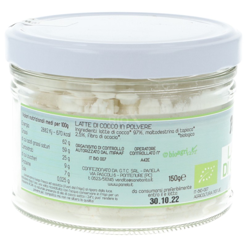 Latte di cocco in polvere