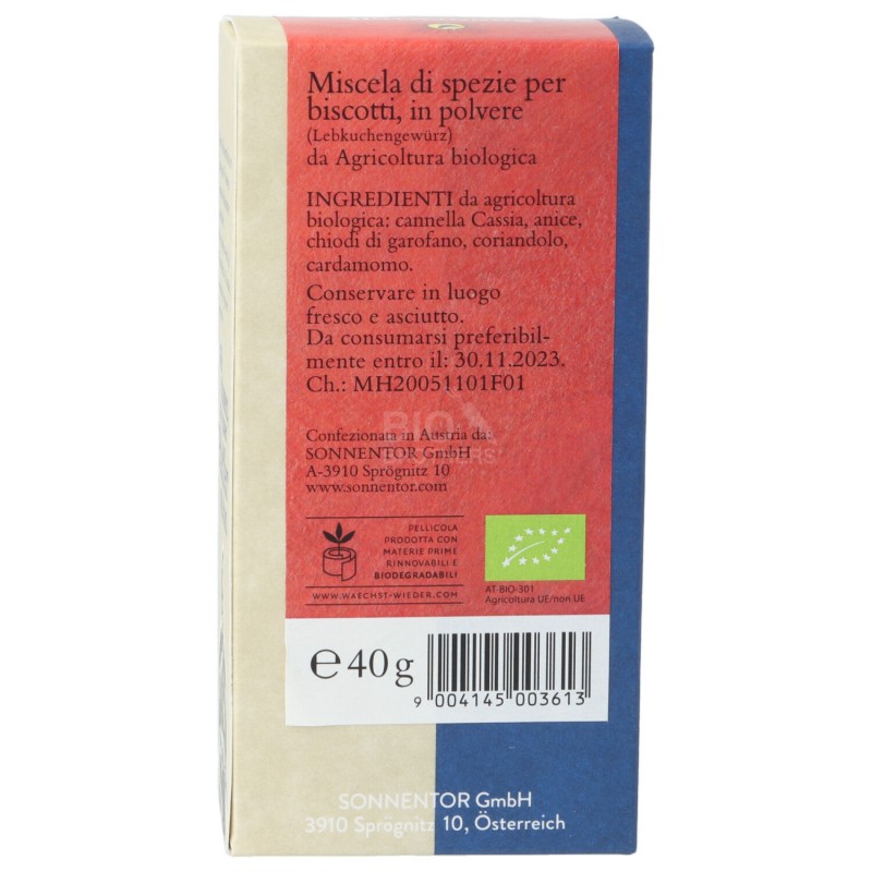 Mix per biscotti speziati in polvere