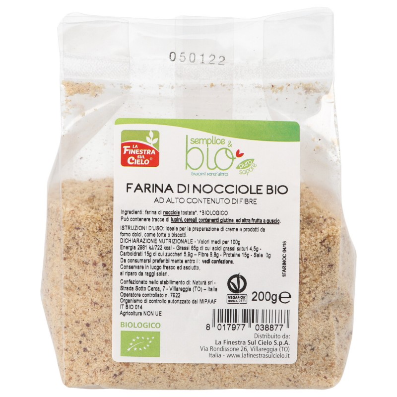 Farina di nocciole bio