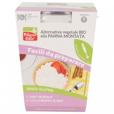 Alternativa vegetale bio alla panna montata Alternativa vegetale bio alla panna montata