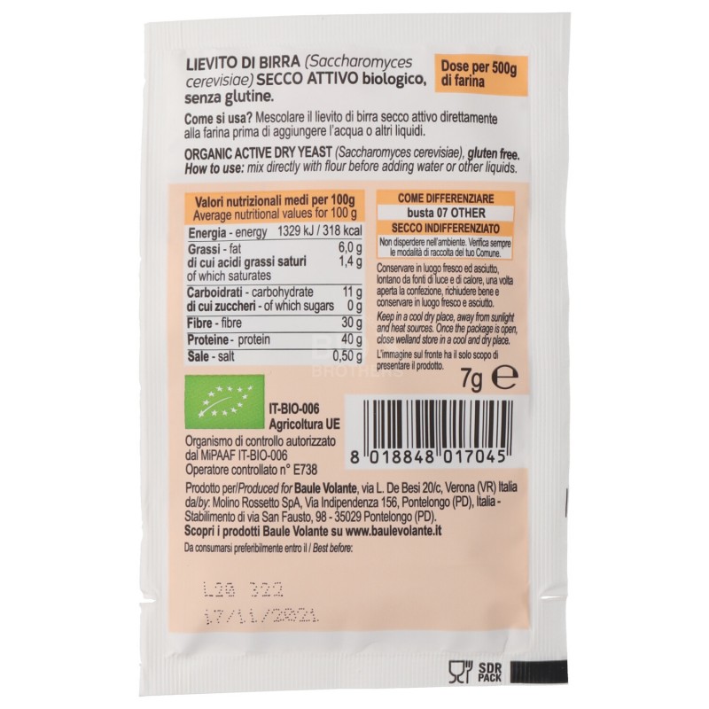 Lievito di birra secco attivo