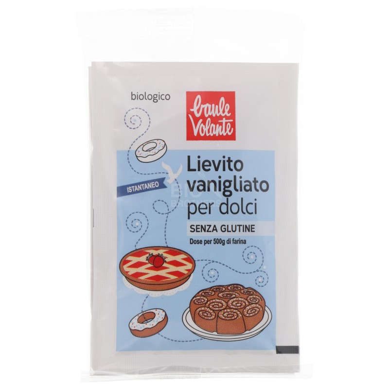 Lievito vanigliato istantaneo bio per dolci