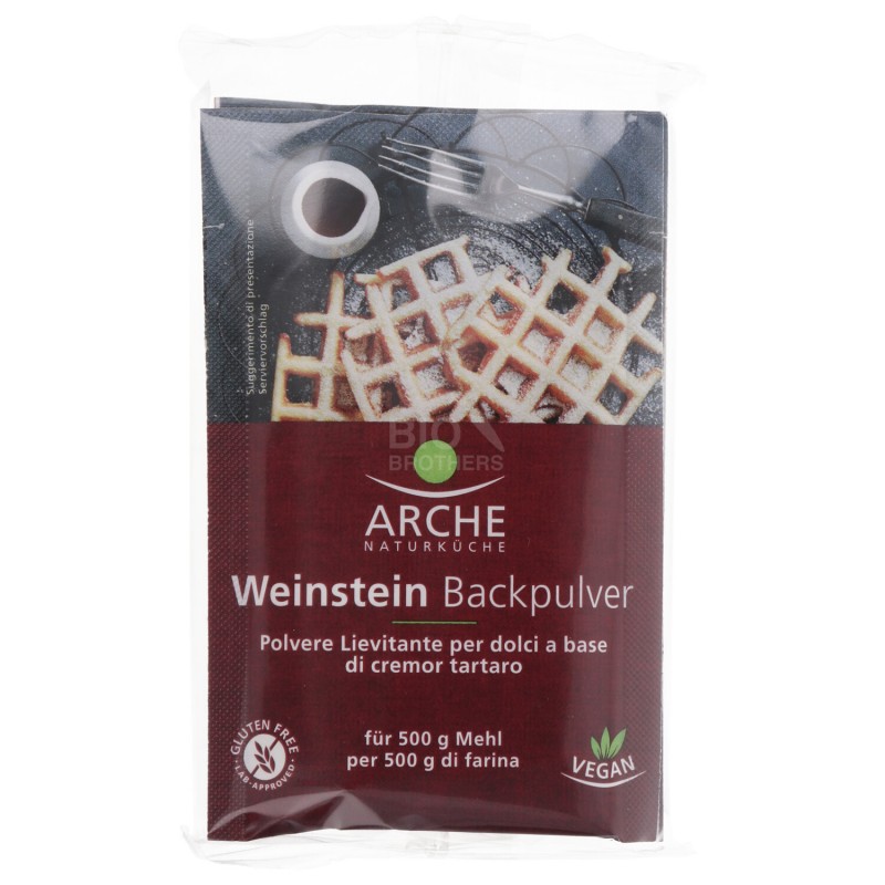 Polvere lievitante per dolci bio
