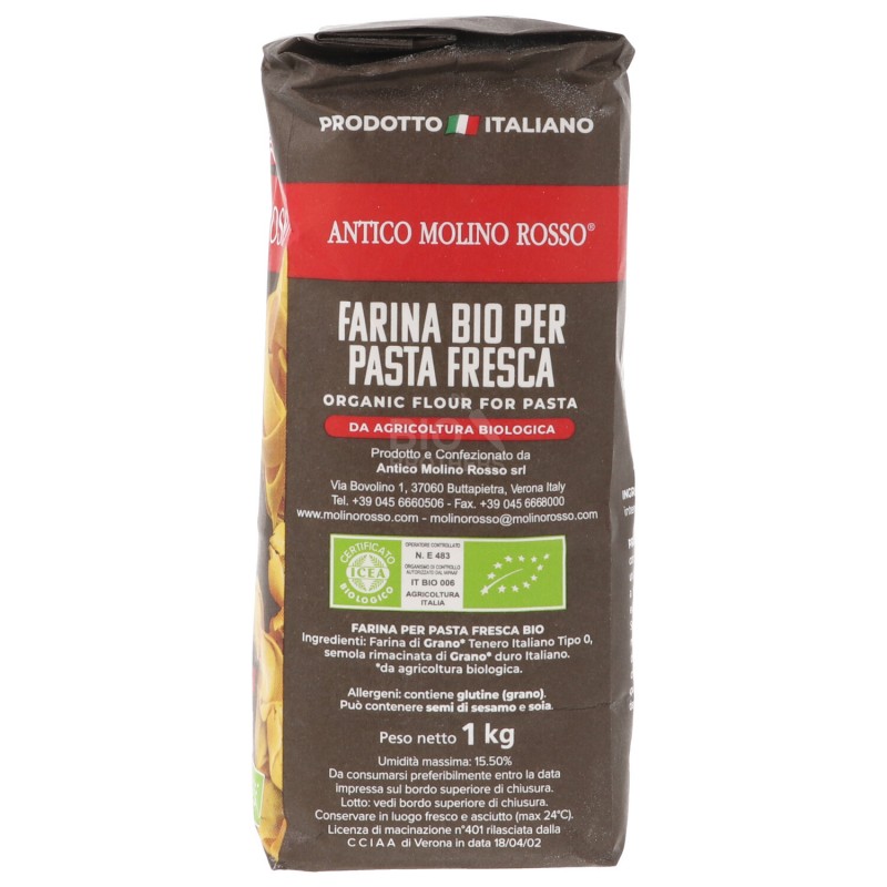 Farina bio per pasta fresca