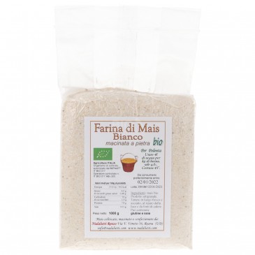 Farina di mais bianco biologico Farina di mais bianco biologico