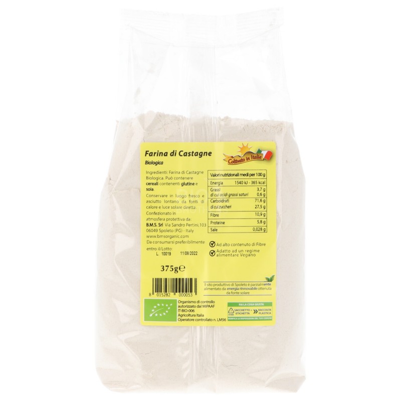 Farina di castagne biologica