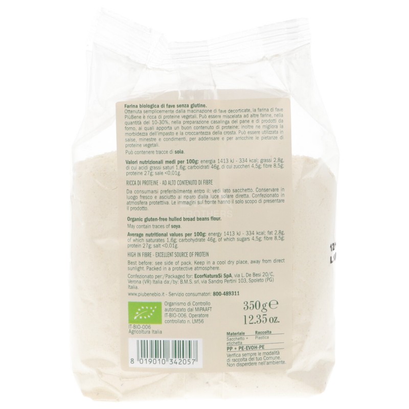 Farina biologica di fave