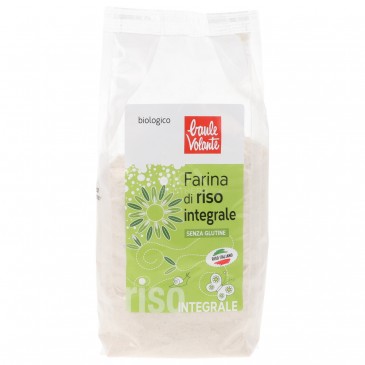 Farina di riso integrale senza glutine bio Farina di riso integrale senza glutine bio