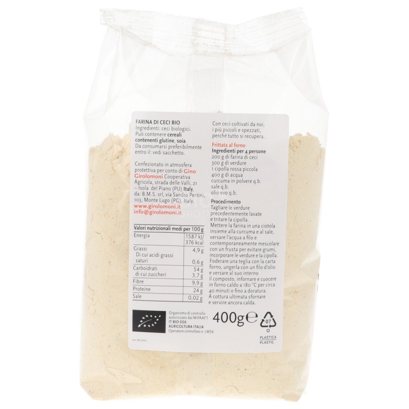 Farina di ceci bio Girolomoni