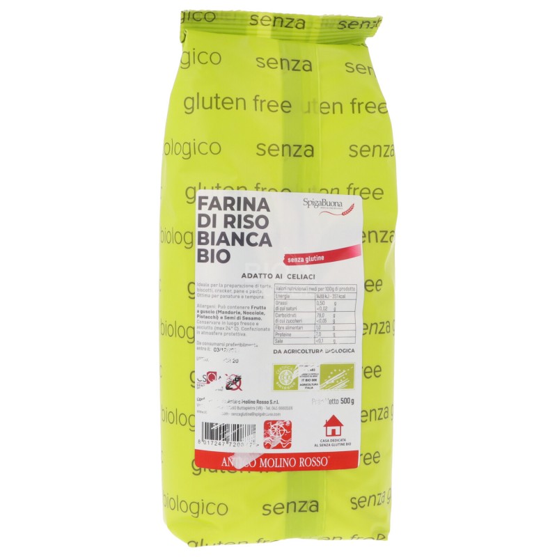 Farina di riso bianca bio Antico Molino Rosso