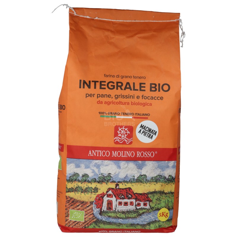 Farina integrale di grano tenero macinata a pietra