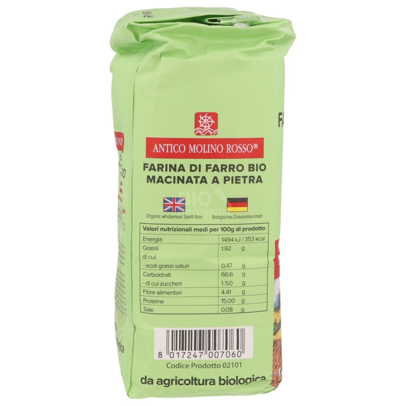 farina di farro integrale bio