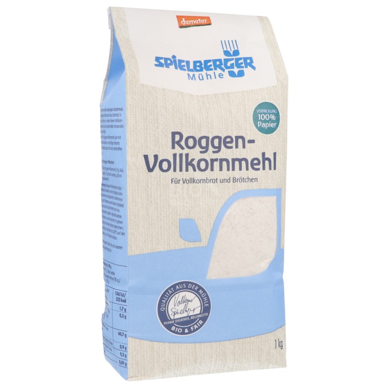 Farina integrale di segale bio