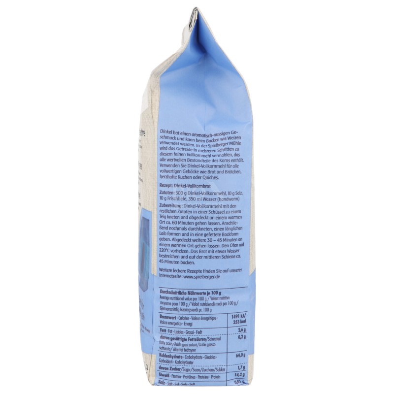 Farina integrale di farro spelta bio