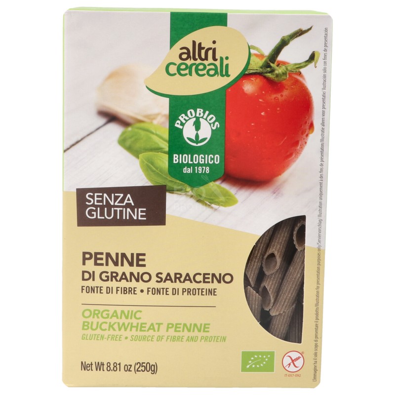 Penne di grano saraceno senza glutine