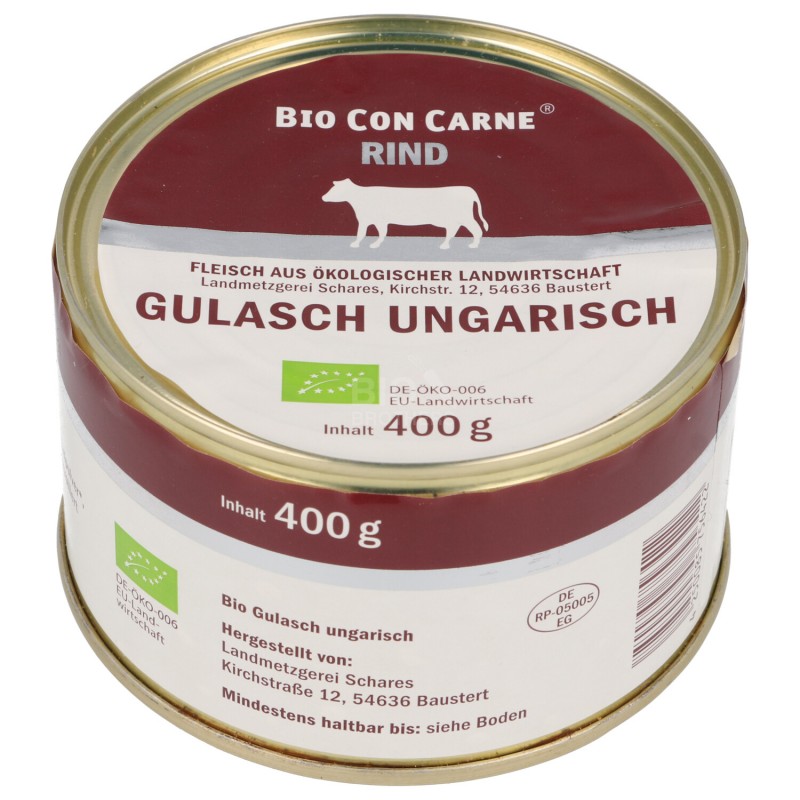 Gulasch tipo ungherese con cerne di manzo