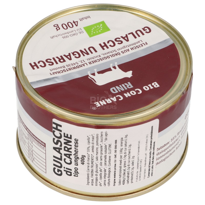 Gulasch tipo ungherese con cerne di manzo