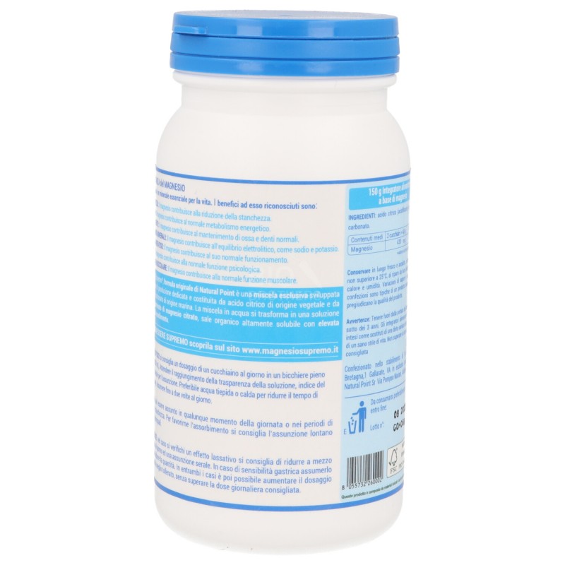 MAGNESIO SUPREMO 150G NATURAL POINT