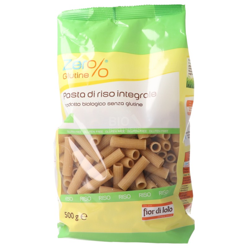 Rigatoni di riso integrale senza glutine bio